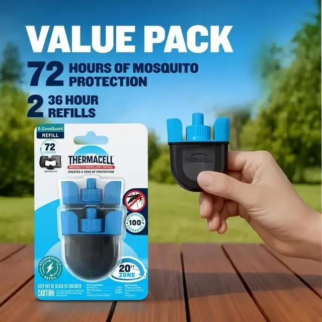 E-ZoneGuard Rechargeable Mosquito Repellent Refills | Thermacell - Image 10